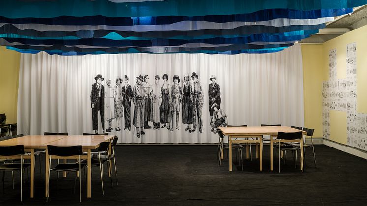 Olivia Plender, gestaltning av Klassrummet på Tensta konsthall