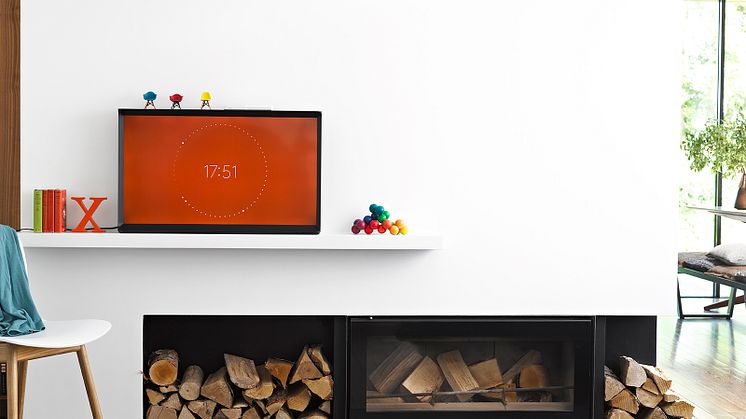 Samsung Serif TV - White background