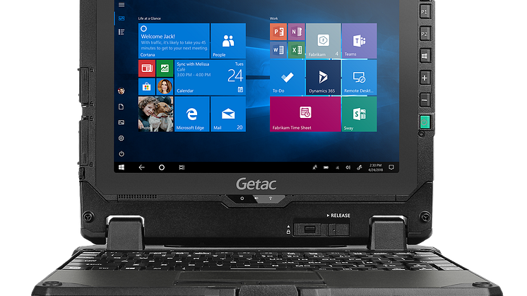 Das neue Getac Tablet UX10 ist ideal geeignet für alle Tätigkeiten im Außenbereich  Bild: Getac
