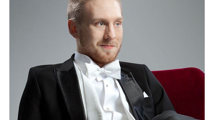 Hannes Öberg, barytonsolist i Blåsarsymfonikernas nyårsgala 2019, Wien så in i Norden.