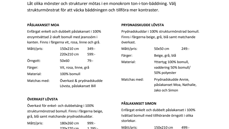Harmoniskt enfärgat och ton-i-ton