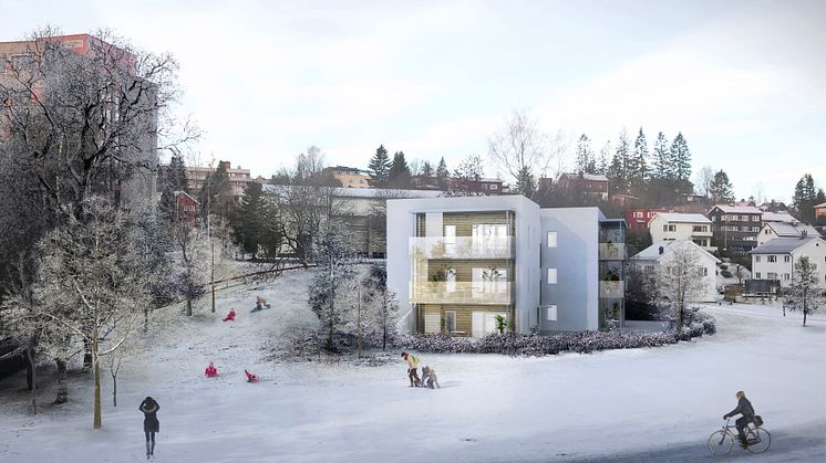 Slik blir det seende ut i Røahagan 1 når byggeprosjektet er ferdig (Tegning: Tegn_3).