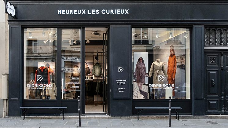 Didriksons pop up-butik hos Heureux Les Curieux i Paris.