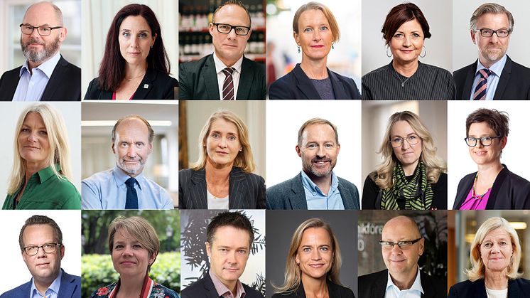 Företrädare för arbetsgivare och fackförbund i Industrirådet.