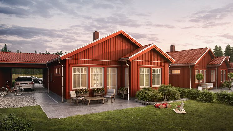 Säljstart av Brf Dora Lindgrens väg i Lilla Källviken, Falun