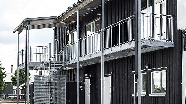 Sektionsräcke rundstång