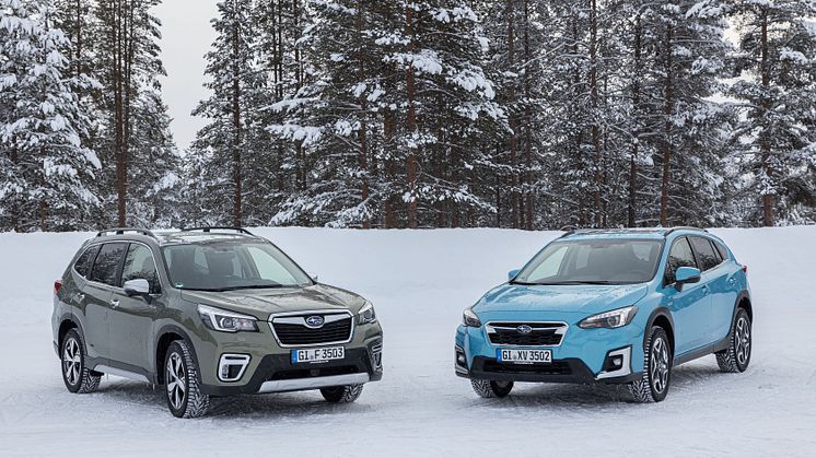 Subaru Forester ja XV vastaanottivat luokkiensa turvallisimman auton tittelin myös Euro NCAP:lta.