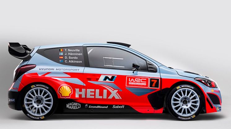 Hyundais nye i20 WRC klar for Rally Monte Carlo