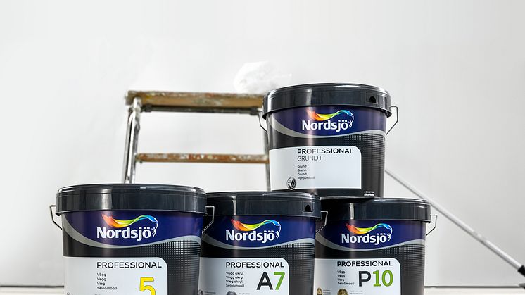 Nordsjö lanserar nytt sortiment för proffs 