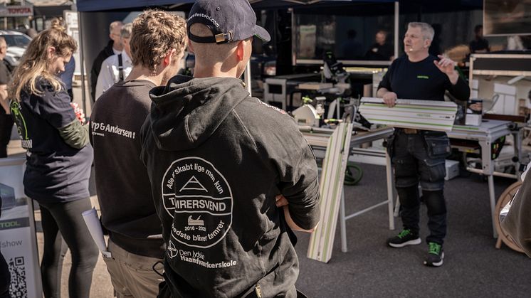 Vi skal gøre dagligdagen nem for håndværkerne og gøre det bedre og smartere end andre produkter på markedet. Vores kvalitet er det, vi har af værdi, derfor er kundernes input og mening så vigtig for os. Foto: Festool.