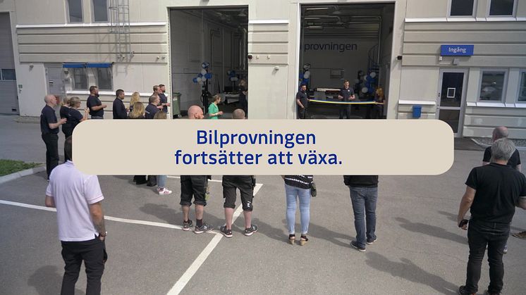 Invigning av Bilprovningen Täby-Arninge