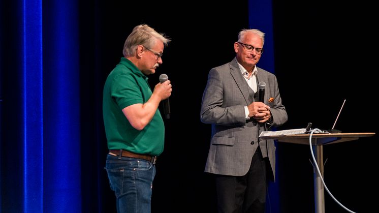 Finnvedsbostäder 70 år - Stanley Guldmyr och Lars Lejon - foto John Nelander
