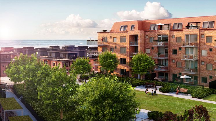 Säljstart för Riksbyggens brf Aqua på Limhamns Ön i Malmö