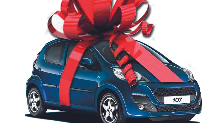 Før-julegave fra Peugeot:                 107 5-dørs til kun 79.990 kr.