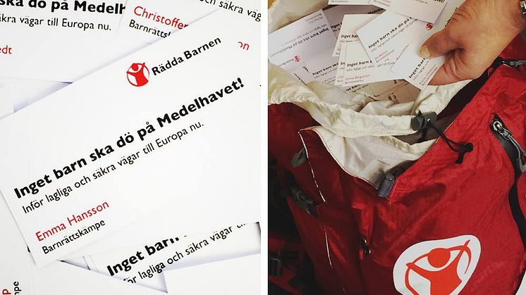 100 000 svenskar kräver lagliga vägar till Europa