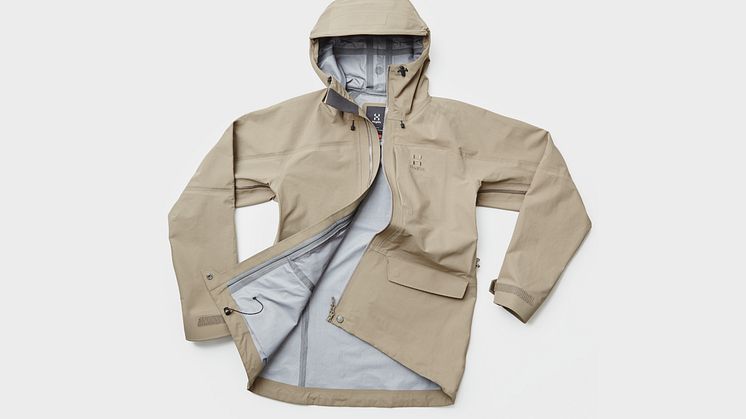 Grym Evo Jacket Women_dune_laydown