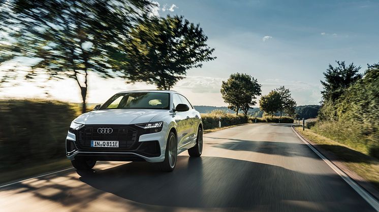 Audi Q8 60 TFSI e quattro (Gletsjerhvid)