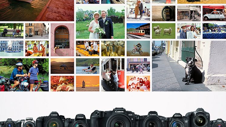  Canon celebrates production of 100 million EOS-series interchangeable-lens cameras