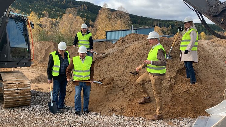 Spaden i marken- nu kan Branäs fortsätta växa