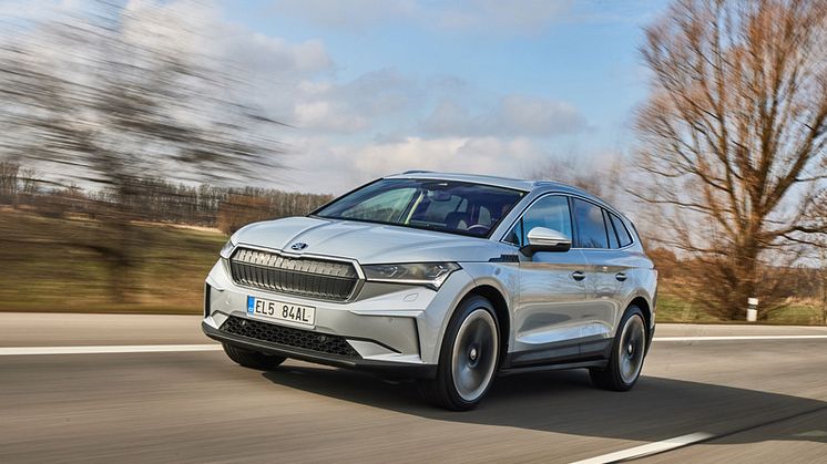 Däck från Hankook med optimerat rullmotstånd monteras på helelektrisk SUV – Škoda Enyaq iV