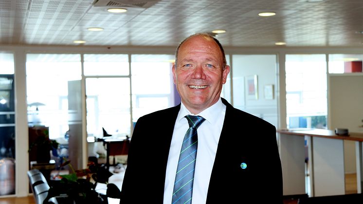 Vicedirektør i Forenede Service Ejnar Olsen fylder 60 år. Foto: Jeanette Lagrelius. 