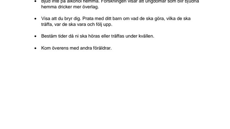 Tips till föräldrar inför skolavslutningen
