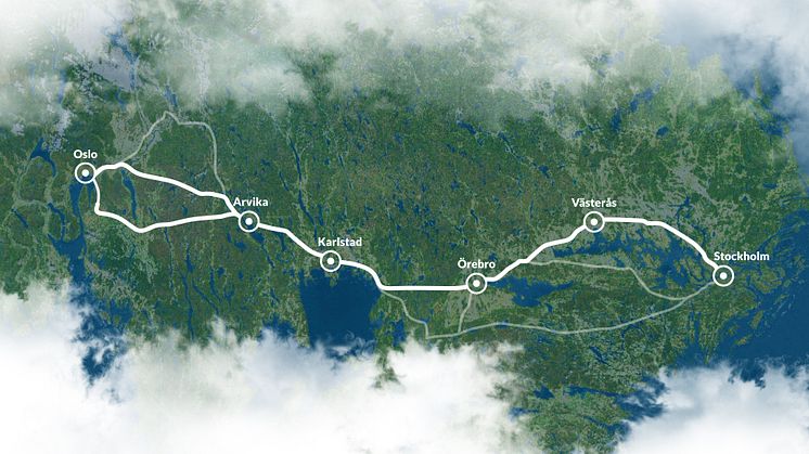 Oslo-Stockholm 2.55 välkomnar ny rapport från Skanska och Alstom