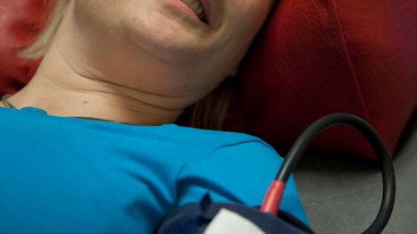 Blodgruppen lämnar blod