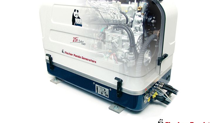 Hi-res image - Fischer Panda UK - Fischer Panda's Panda 25i variable speed generator