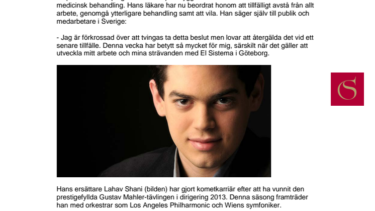 Ung dirigentkomet ersätter Gustavo Dudamel