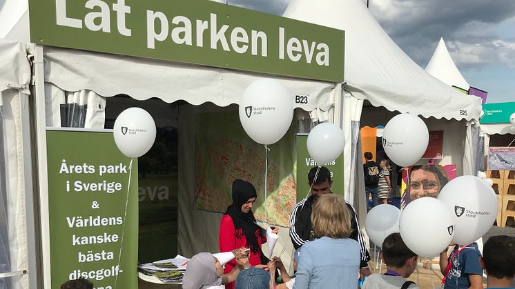 Kampanjtält Järvaveckan 2018