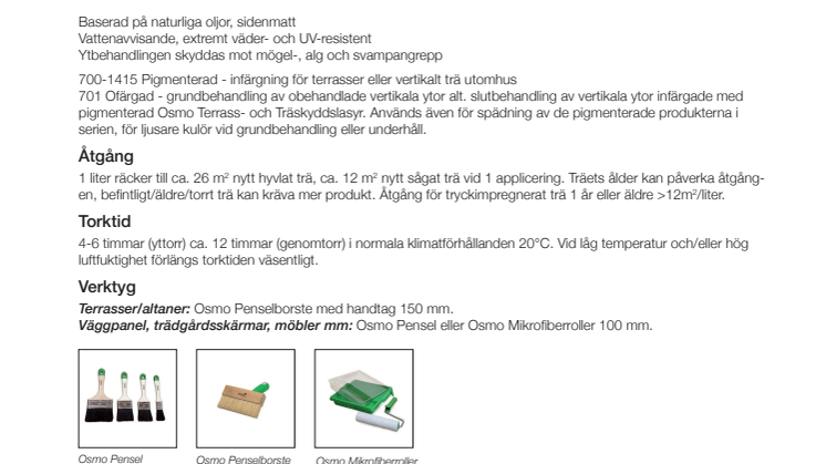   Steg för steg instruktion Osmo Terrass- och Träskyddslasyr  