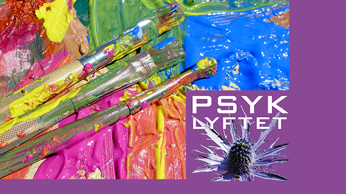 Ung konst har utställning på Kulturhuset Fyren under temaveckan Psyklyftet.