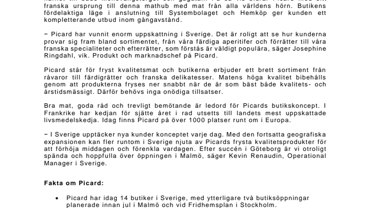 Fransk matkultur till Malmö