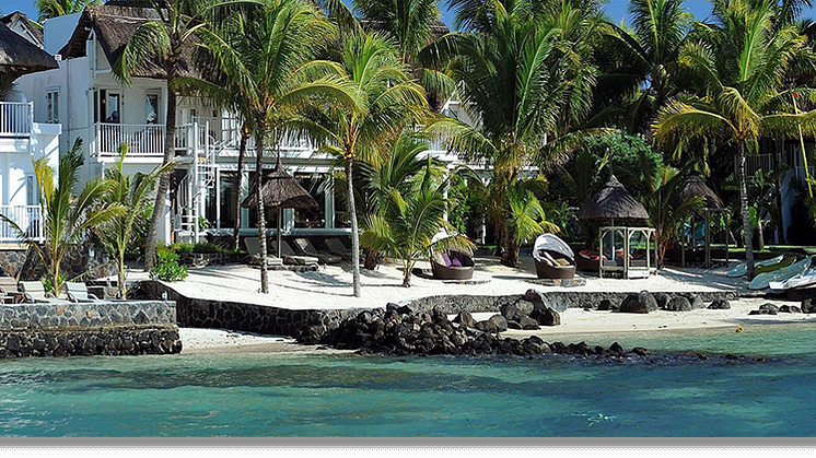 20 Degres Sud på ön Mauritius i Indiska Oceanen 