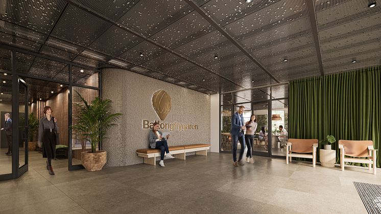 Ballongflygaren Skandia Fastigheter Lobby