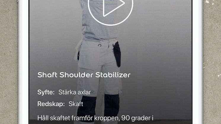 Förebygg skador med aktivitetsappen Nordsjö Pro Activity