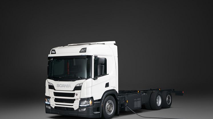 Der neue Plug-in-Hybrid von Scania hat eine Elektro-Reichweite von bis zu 60 Kilometer.