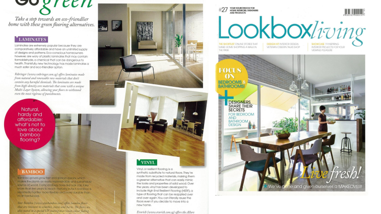 HERF Featuring on Lookbox Living Magazine