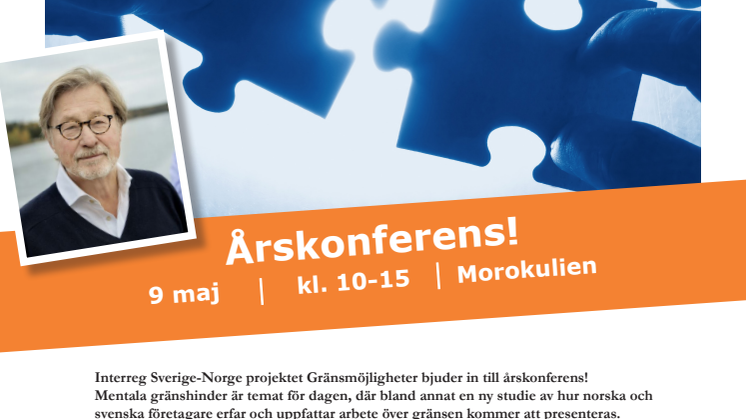 Pressinbjudan; Välkommen till årskonferens 9 maj