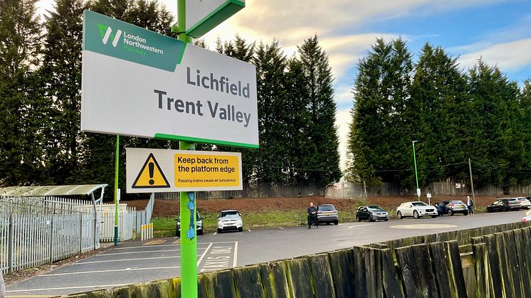 Lichfield Trent Valley: Disruption due to ongoing platform repair work
