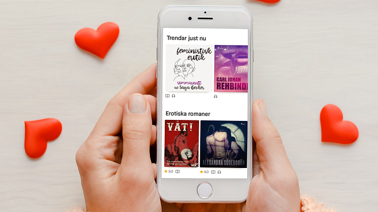 Kärleken spirar i bokform: Ökat intresse för erotik och romance