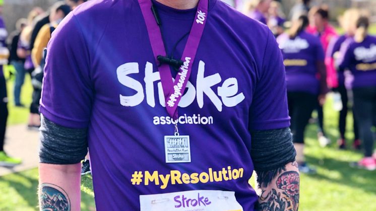 ​Local stroke survivor joins the resolution for the Stroke Association