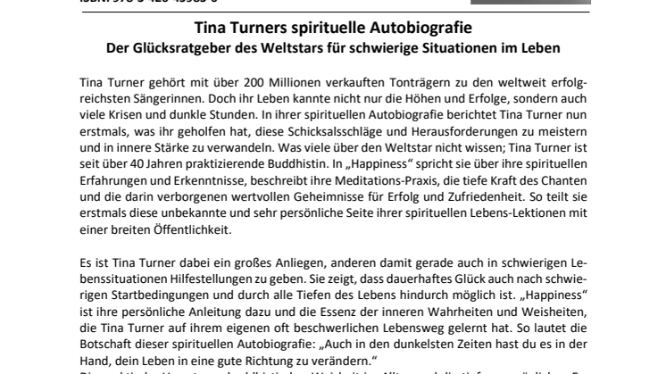 Presseinfo "Happiness"