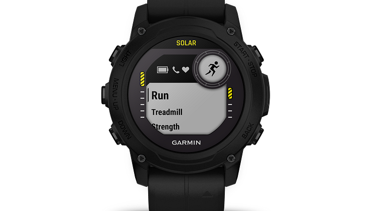 Garmin_Descent G1 Solar_Schwarz_Sportmodi (c) Garmin Deutschland GmbH