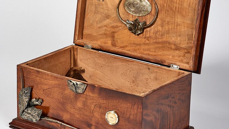 Humidor signerad av Kubas före detta president Fidel Castro.