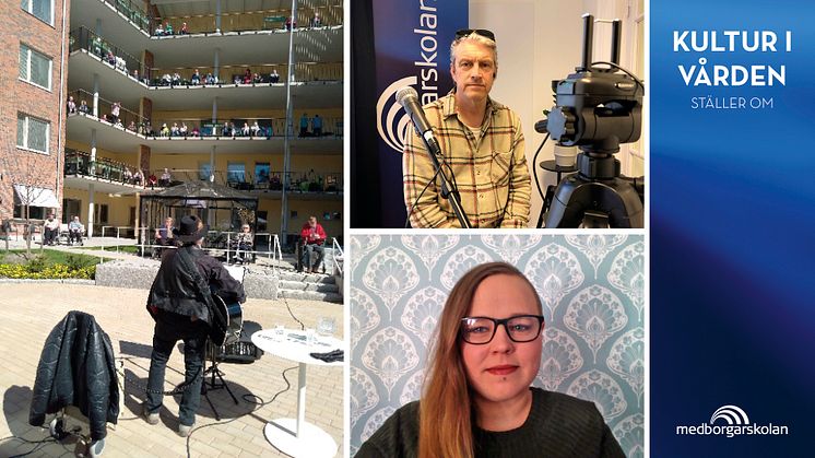 Medborgarskolan ställer om sin verksamhet inom Kultur i vården i Corona-tider.