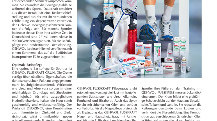 Sportler in der Fußpflegepraxis: Fitnesscheck für die Füße