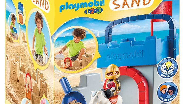 Kreativset "Sandburg" (70340) von PLAYMOBIL 1.2.3 SAND