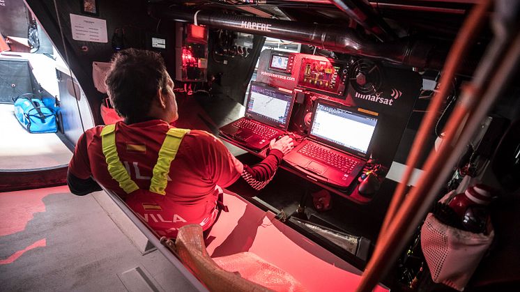 Hi-res image - Inmarsat - Inmarsat’s FleetBroadband powered the digital content delivery from the race yachts throughout the 2017-18 Volvo Ocean Race